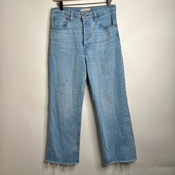 Levi’s Ribcage Cropped Bootcut Jeans Jazz Away size 30 - Picture 3 of 14